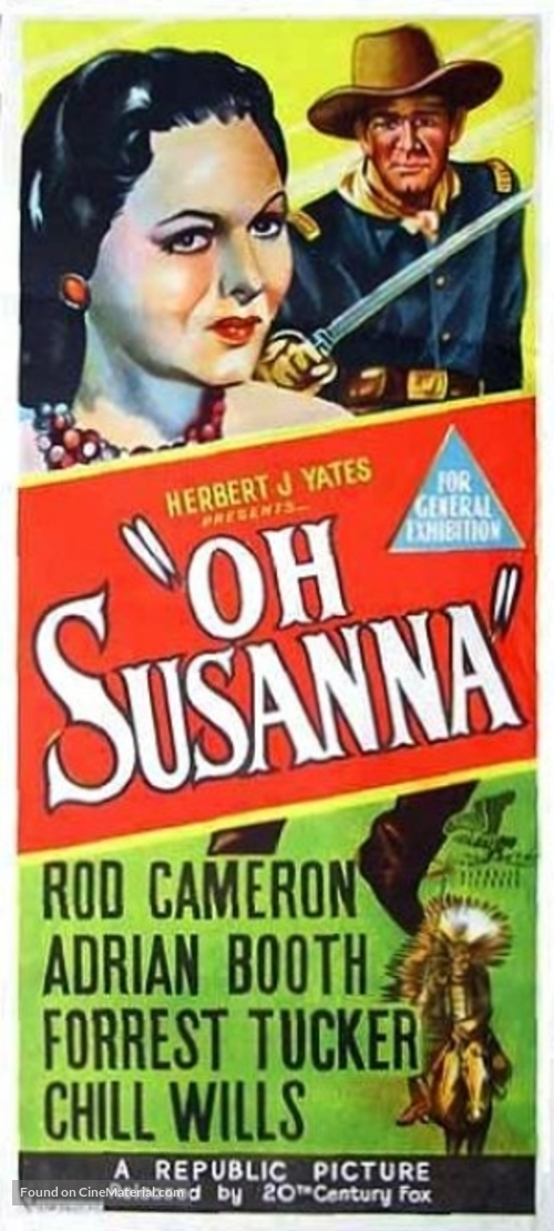 Oh! Susanna - Australian Movie Poster