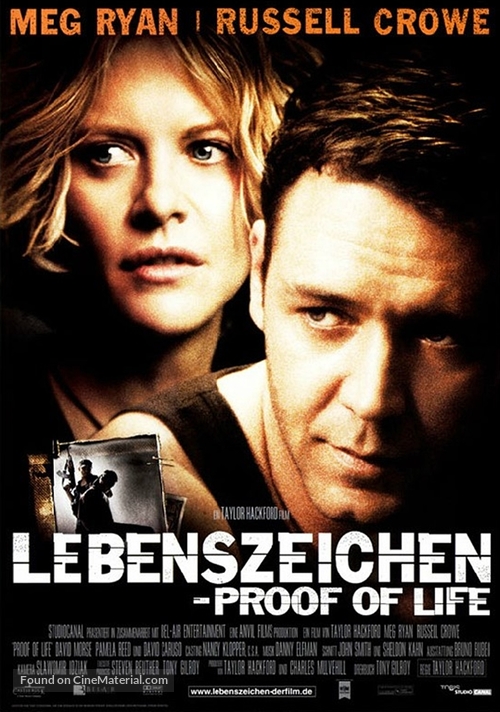 Proof of Life - German Movie Poster