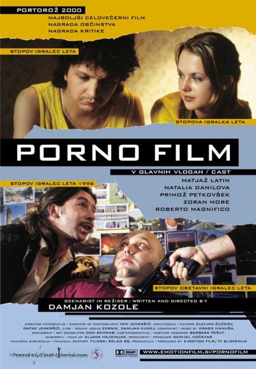 Latin Porn Movie Covers - Porno Film (2000) Slovenian movie poster