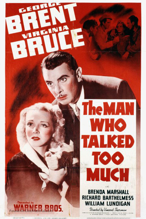 The Man Who Talked Too Much - Movie Poster