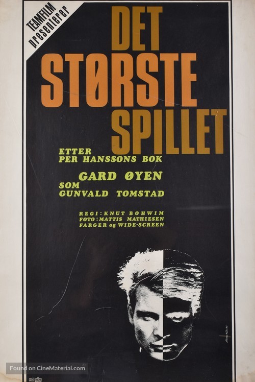 Det st&oslash;rste spillet - Norwegian Movie Poster