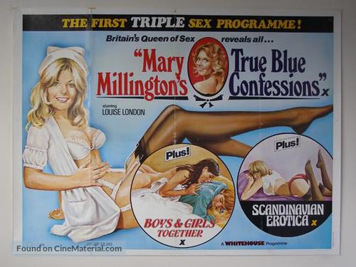 Mary Millington&#039;s True Blue Confessions - British Combo movie poster