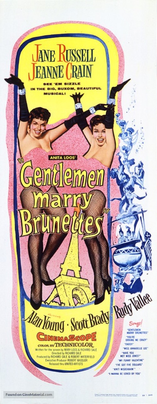 Gentlemen Marry Brunettes - Movie Poster