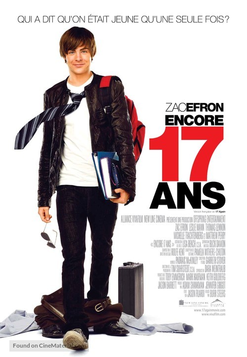 17 Again - Canadian Movie Poster