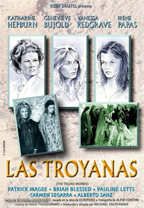 The Trojan Women - Spanish Movie Poster