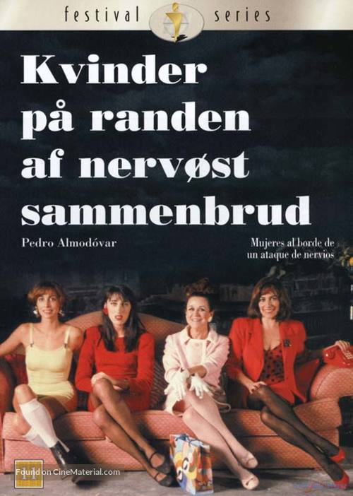 Mujeres Al Borde De Un Ataque De Nervios - Danish Movie Cover