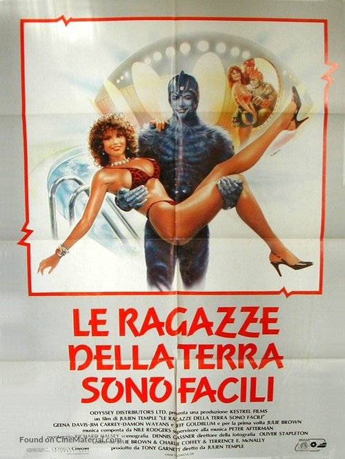 Earth Girls Are Easy - Italian Movie Poster
