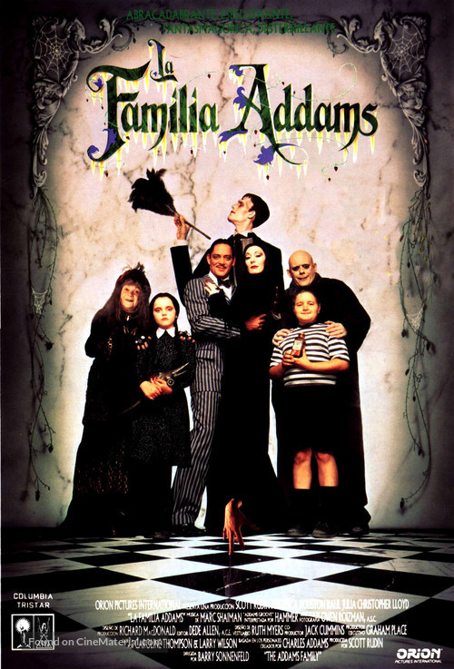 The Addams Family - Spanish Movie Poster