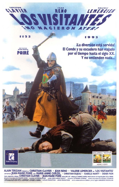 Les visiteurs - Spanish Movie Cover