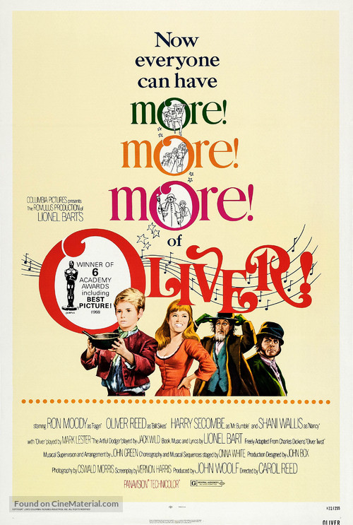Oliver! - Movie Poster
