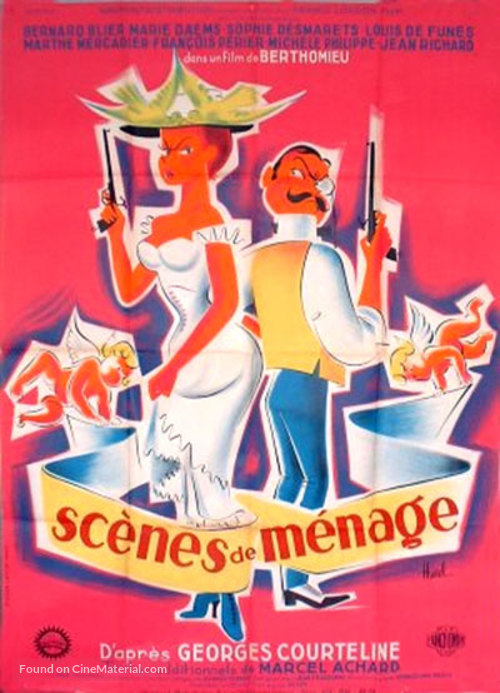 Sc&eacute;nes de m&egrave;nage - French Movie Poster