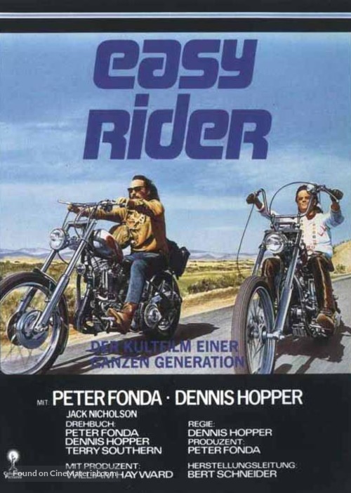 Easy Rider - German DVD movie cover