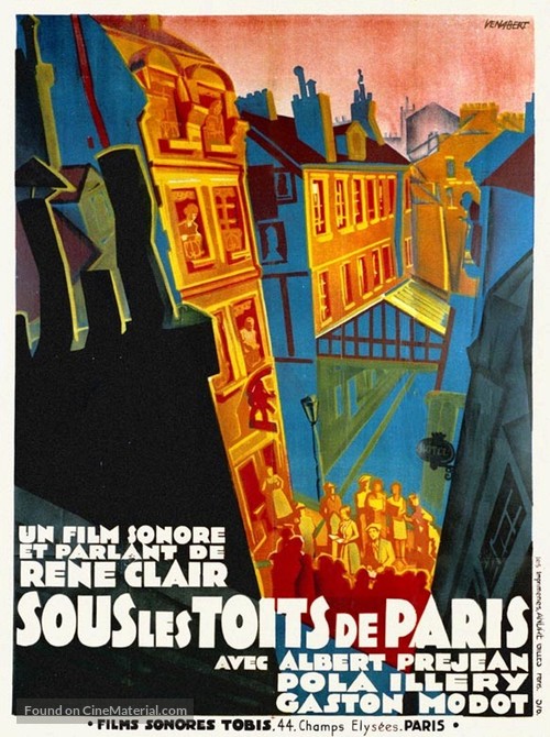 Sous les toits de Paris - French Movie Poster