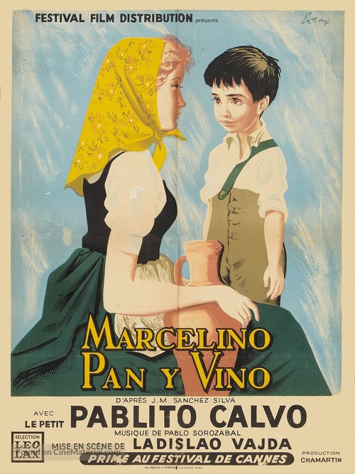 Marcelino pan y vino - French Movie Poster