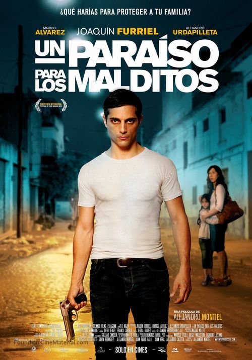 Un para&iacute;so para los malditos - Argentinian Movie Poster