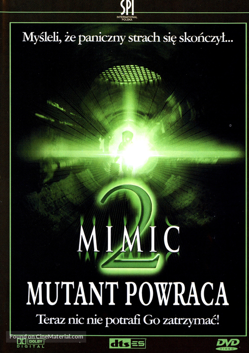 Mimic 2 - Polish DVD movie cover