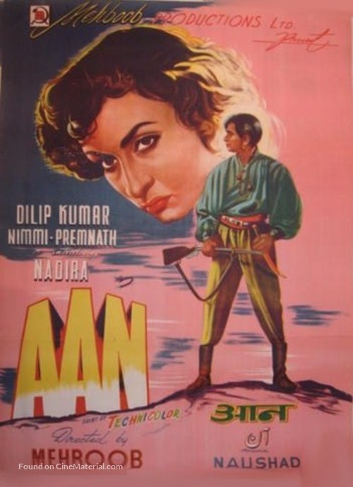 Aan - Indian Movie Poster