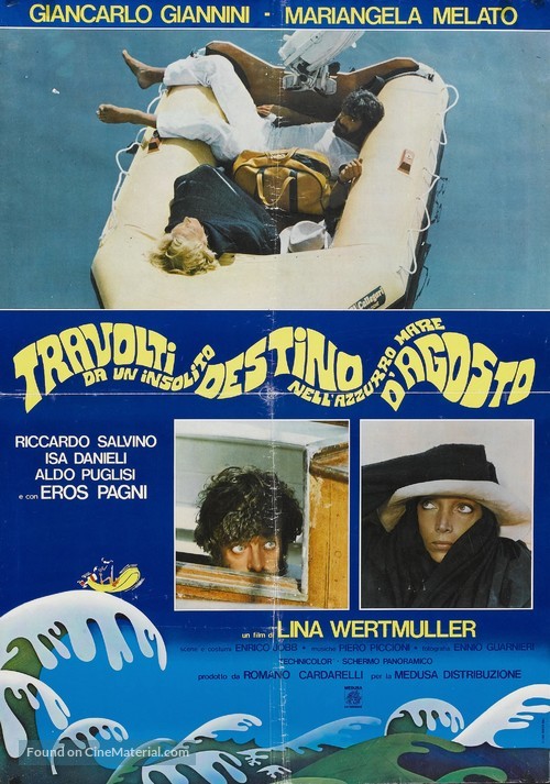 Travolti da un insolito destino nell&#039;azzurro mare d&#039;agosto - Italian Movie Poster