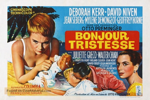 Bonjour tristesse - Belgian Movie Poster