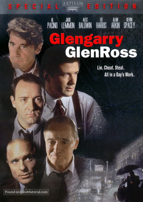 Glengarry Glen Ross - DVD movie cover