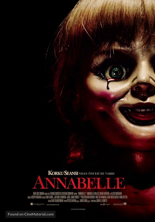 Annabelle - Turkish Movie Poster