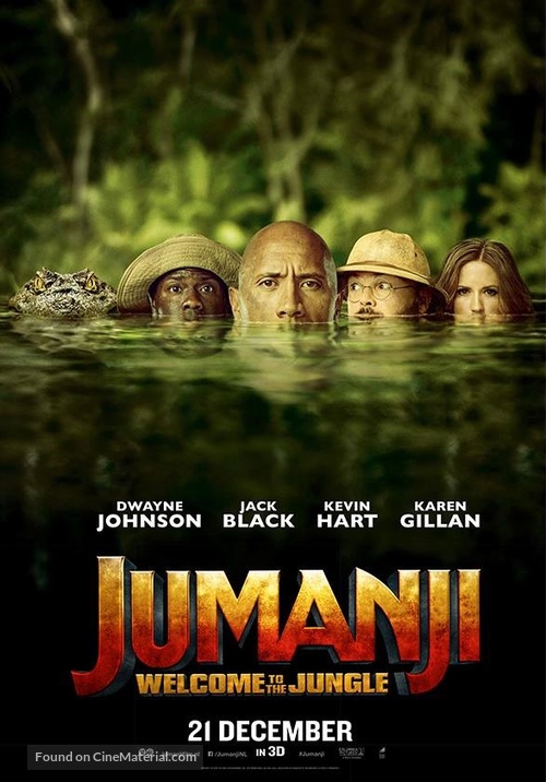 Jumanji: Welcome to the Jungle - Dutch Movie Poster
