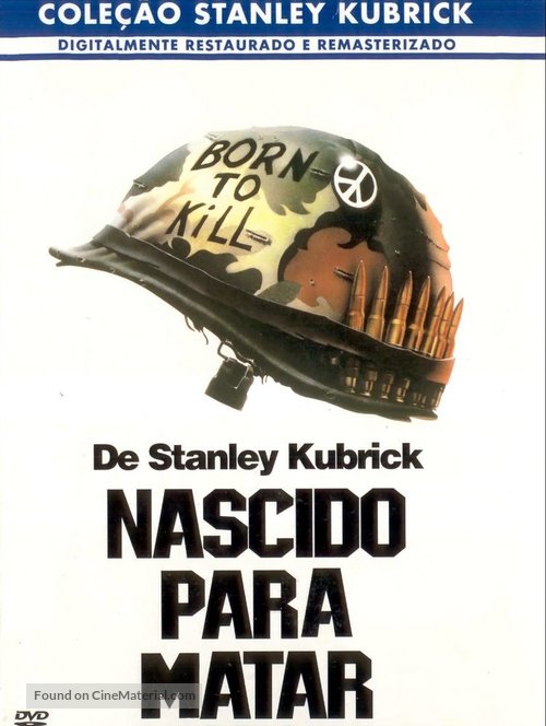 Full Metal Jacket - Brazilian DVD movie cover