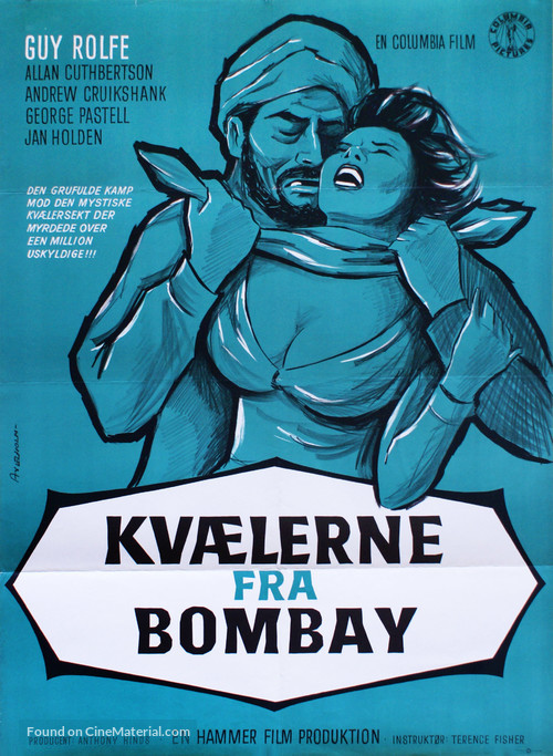 The Stranglers of Bombay - Danish Movie Poster