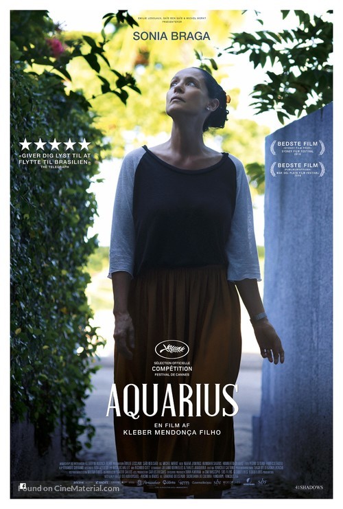 Aquarius - Danish Movie Poster