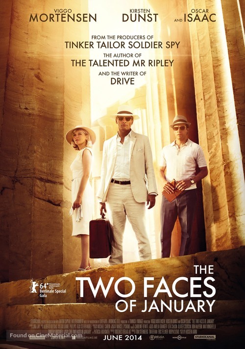 The Two Faces of January - Belgian Movie Poster