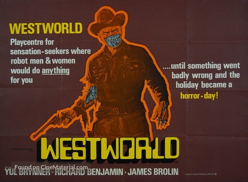 Westworld 1973 British Movie Poster