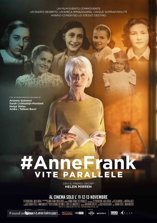 #Anne Frank Parallel Stories - Italian Movie Poster