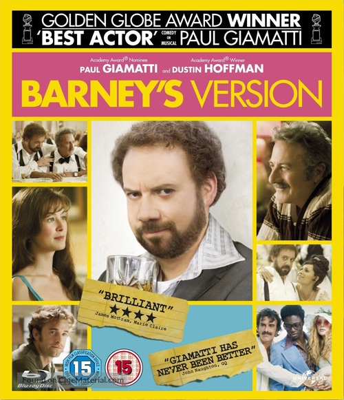 Barney&#039;s Version - British Blu-Ray movie cover