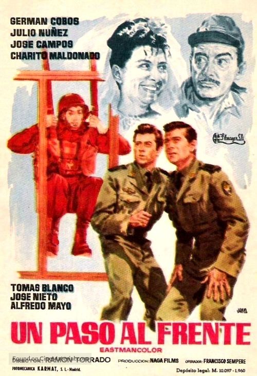 Un paso al frente - Spanish Movie Poster