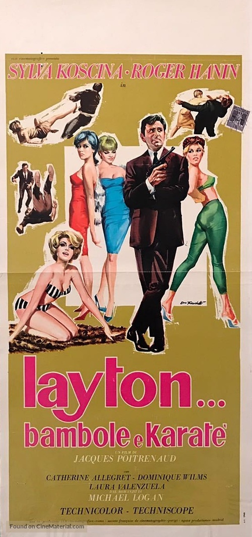 Carr&eacute; de dames pour un as - Italian Movie Poster