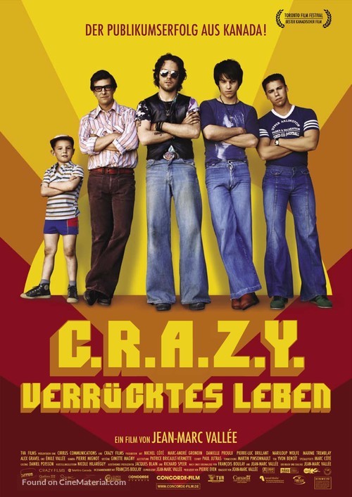 C.R.A.Z.Y. - German poster