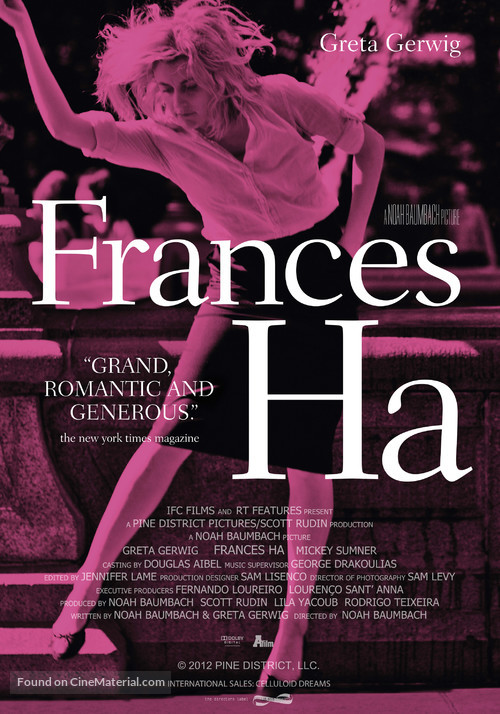 Frances Ha - Dutch Movie Poster