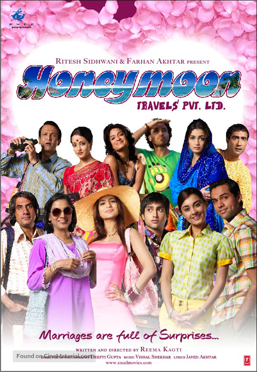 Honeymoon Travels Pvt. Ltd. - Indian poster