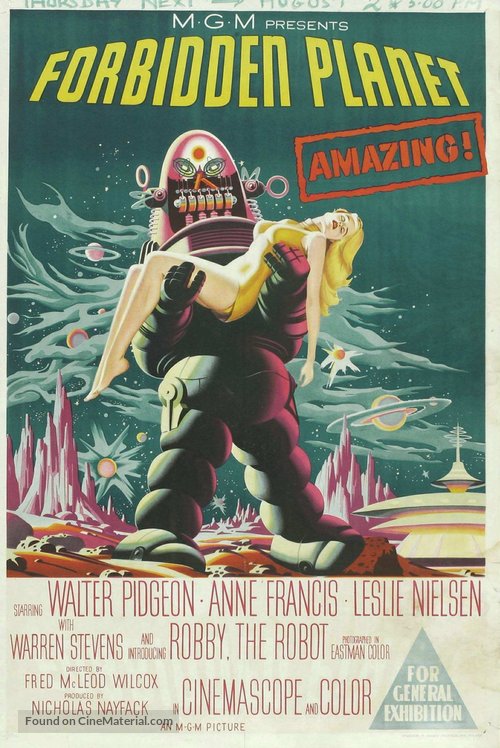 Forbidden Planet - Australian Movie Poster