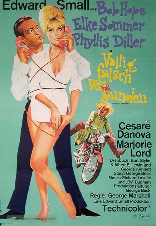 Boy, Did I Get a Wrong Number! - German Movie Poster