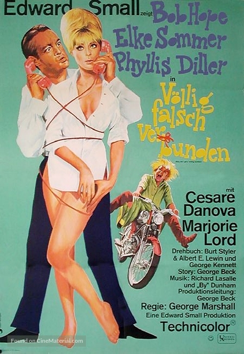 Boy, Did I Get a Wrong Number! - German Movie Poster