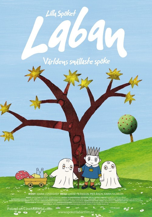 Lilla sp&ouml;ket Laban - V&auml;rldens sn&auml;llaste sp&ouml;ke - Swedish Movie Poster