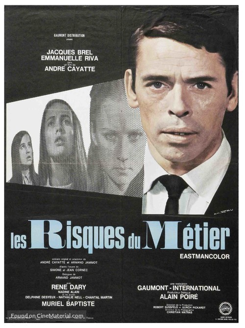 Les risques du m&eacute;tier - French Movie Poster