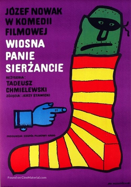 Wiosna, panie sierzancie - Polish Movie Poster