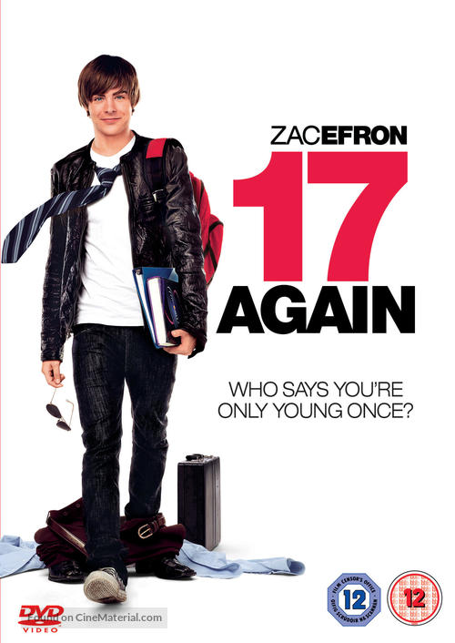 17 Again - British DVD movie cover