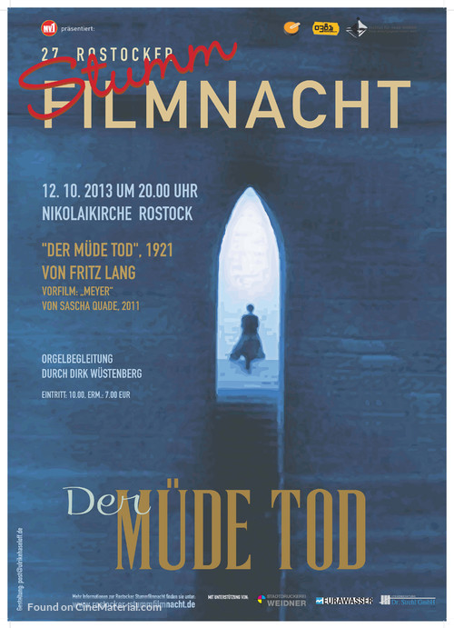 Der m&uuml;de Tod - German Movie Poster