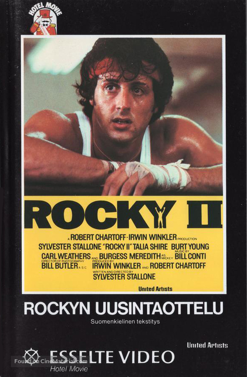 Rocky II - Finnish VHS movie cover