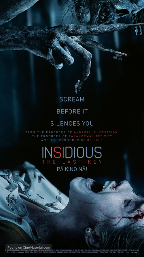 Insidious: The Last Key - Norwegian Movie Poster