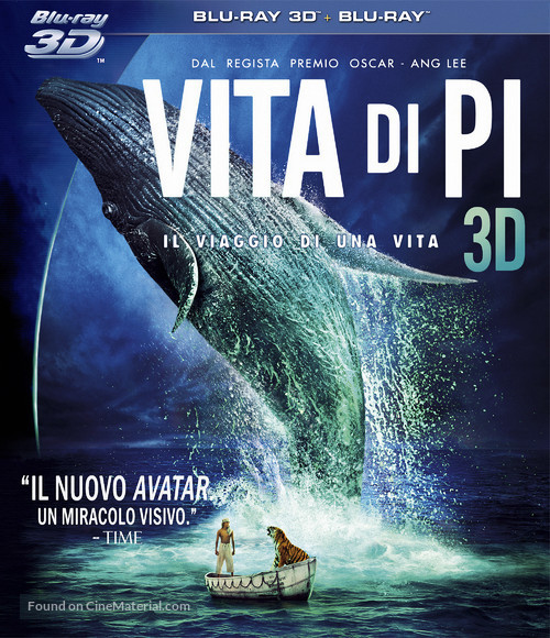 Life of Pi - Italian Blu-Ray movie cover