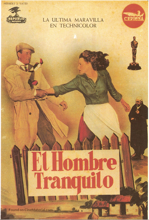 The Quiet Man - Spanish Movie Poster